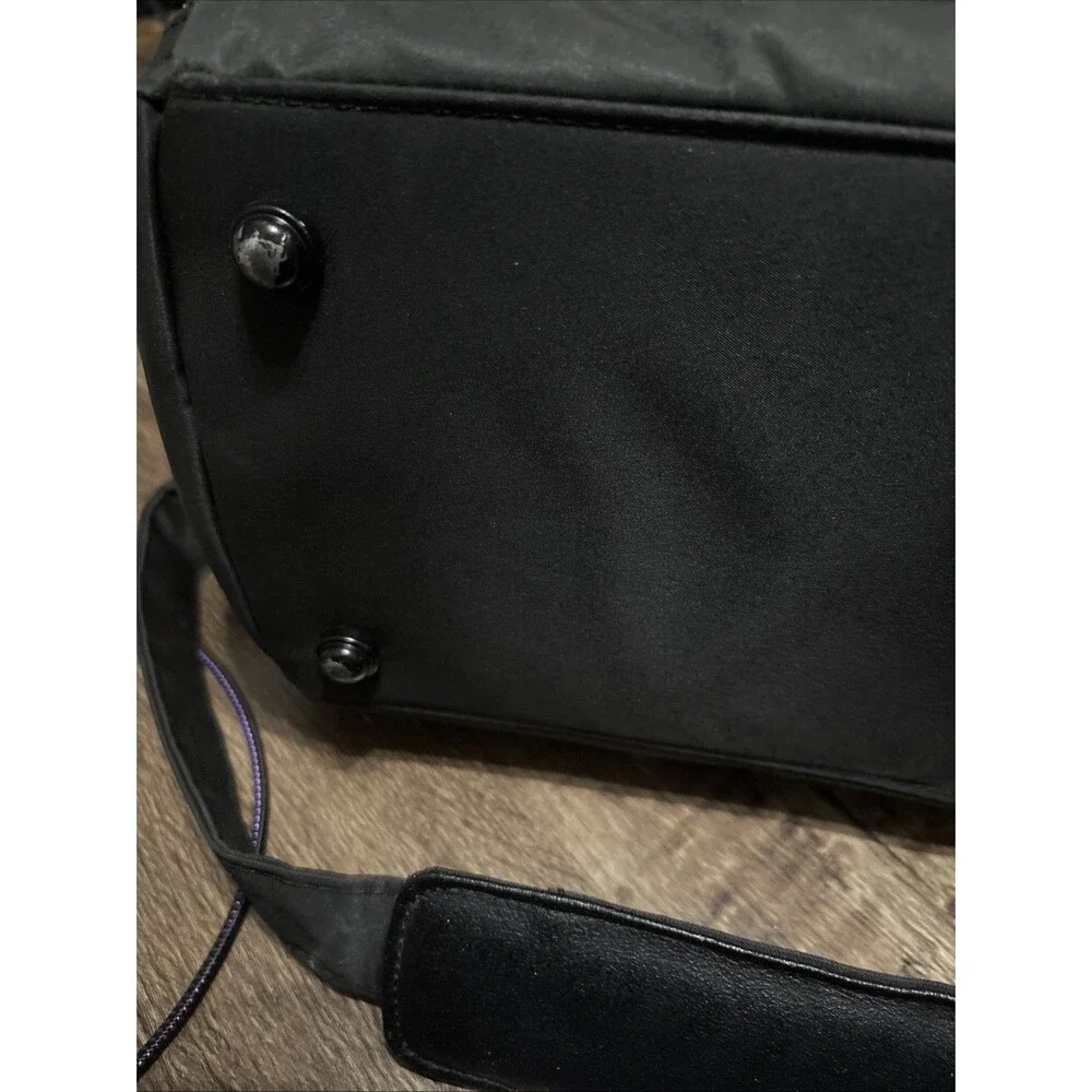 JuJuBe Signature Large Utility-Strap Tote Shoulder Crossbody Diaper Bag- Black